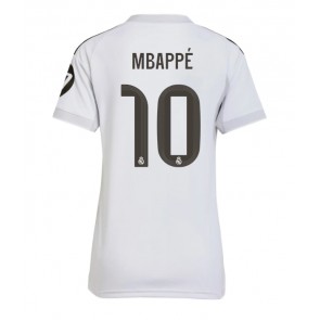 Real Madrid Kylian Mbappe #10 Primera Equipación Mujer 2025-26 Manga Corta